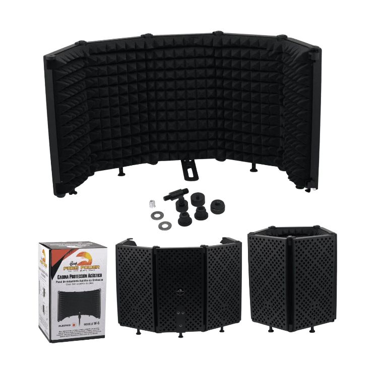 Cabina de Proteccion Acustica con 5 Paneles Plegables W-5 HAWK FREE POWER