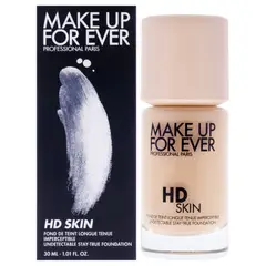 MAKE UP FOR EVER - Base de maquillaje HD Skin Undetectable Stay-True - 1R12 Cool Ivory 30 ml