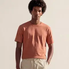 DROP THE LABEL - Polo Rosado Hombre 100% Algodón Pima