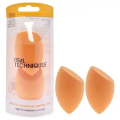REAL TECHNIQUES - Dúo de esponjas Miracle Complexion - 1462 2 piezas
