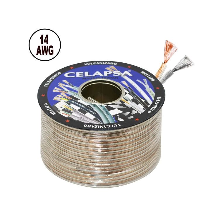 Cable Mellizo Cristal 14AWG 100Mts AP-14C