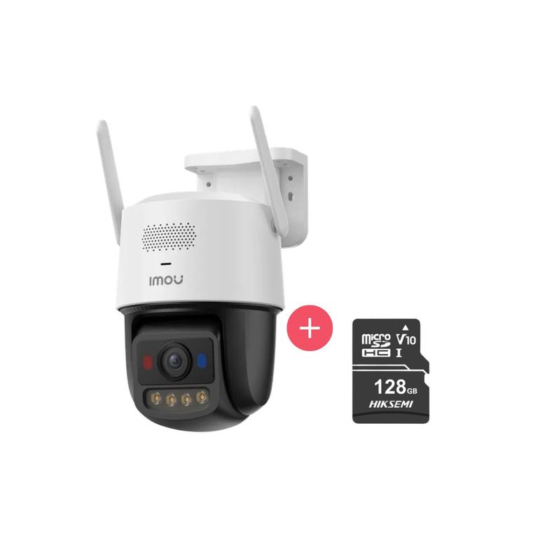 Cámara Seguridad Titan Pro 6MP 3K+ Micro SD 128GB WiFi 6 Full Color 360° IA