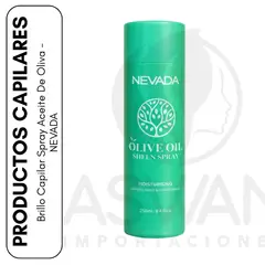 NEVADA NATURAL PRODUCTS - Brillo Capilar Spray Aceite De Oliva - NEVADA