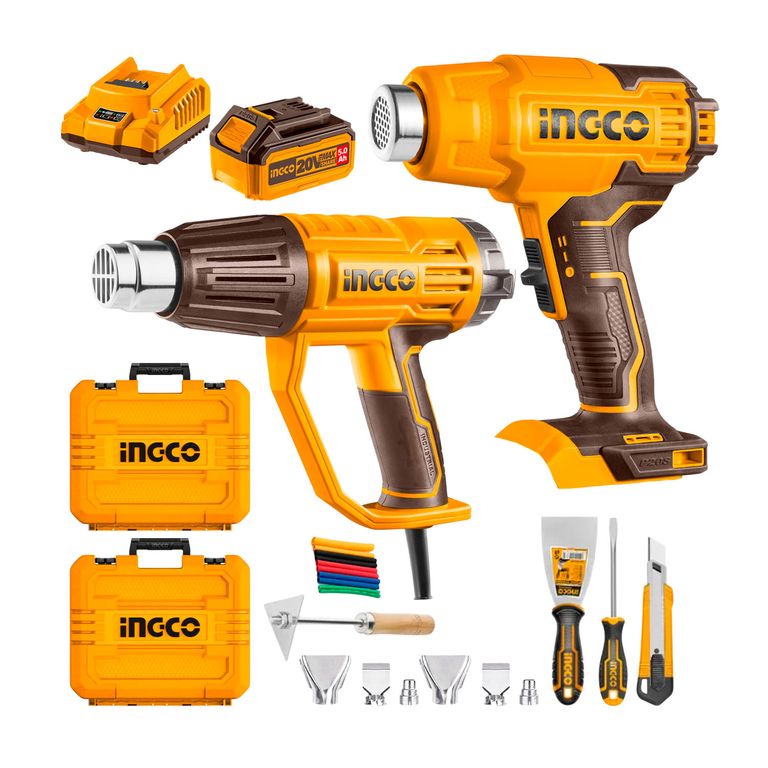 Kit De Pistola De Calor 2000w + Pistola De Calor 20v