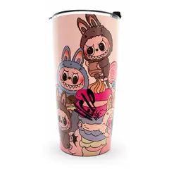 OEM - Vaso Término De Acero Inoxidable Sorbete Bubu Rosado