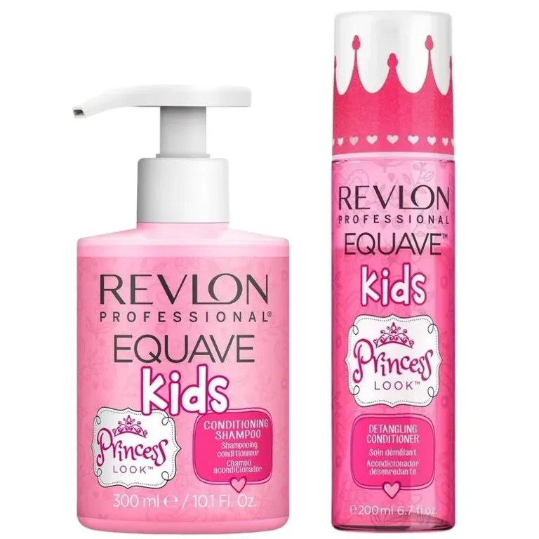 EQUAVE KIDS - DÚO PRINCESS SHAMPOO NIÑAS 300ML Y ACONDICIONADOR 200ML