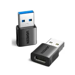 UGREEN - Par de Adaptadores USB A Macho a USB C Hembra