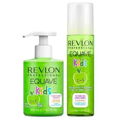 REVLON - EQUAVE KIDS - DÚO APPLE SHAMPOO 300ML Y ACONDICIONADOR 200ML