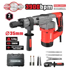 RANKOR - Martillo Demoledor Hexagonal 17mm RDB130001 20J 1300W