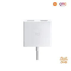 XIAOMI - Adaptador USB-C a HDMI Multifunción 4K Hub USB 3.0 Alta Velocidad