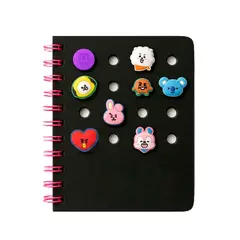 STANDFORD - CUADERNO ANILLADO CON PINES BT21