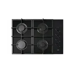 Sole - Encimera Vidrio Templado a Gas 4 Quemadores