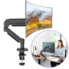 SEISA - Soporte para Monitor Brazo Ajustable para Escritorio 13 a 32 Pulgadas VESA