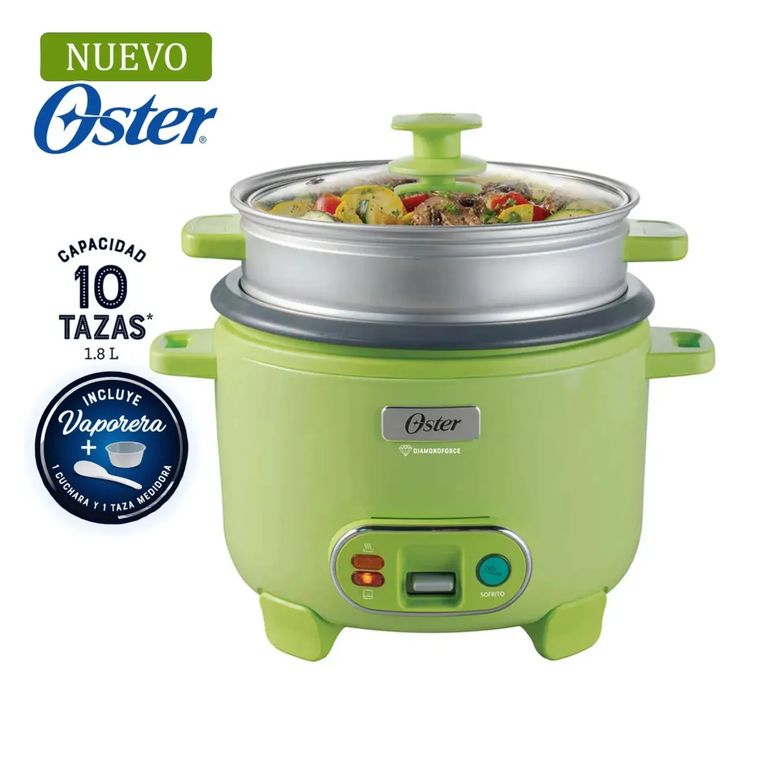 Olla Arrocera Sofrito Vaporera Diamondforce CKSTRC10DFGRN 1.8 Lts Verde