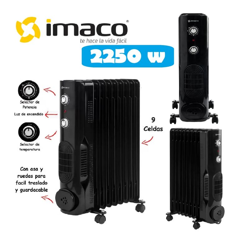 Termoradiador OFR9NK 9 Celdas 2250 Wats