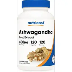 NUTRICOST - Ashwagandha 600 mg - 120 cápsulas