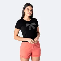 Pionier - Polo Cropp Fijji Print 2 Jersey Full Lycra Mujer