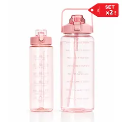 INSPIRA MARKET - Set x2 Tomatodos Motivacionales 2000ml y 900ml Deportivo
