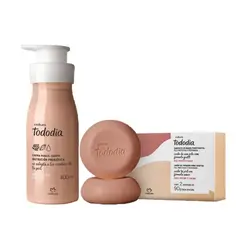 NATURA - Tododia Nuez Pecán y Cacao Crema Nutritiva con Jabones en Barra
