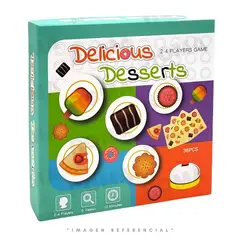 GENERICO - JUEGO DE MEMORIA CON POSTRES PARA NIÑOS