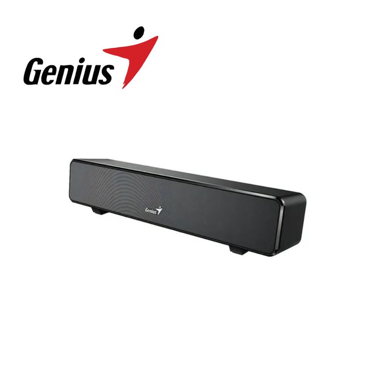 Mini Barra de Sonido 100 6W con Entrada 3.5mm y Alimentación USB – Negro