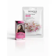 BIOAQUA - MASCARILLA FACIAL + SILICONA DE CABELLO SET DE CUIDADO ROSTRO Y CABELLO