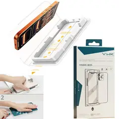 GENERICO - Protector de Pantalla VWK Magic Box para iPhone 17 Pro Max Inst. Fácil