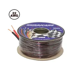 HURRICANE - Cable Mellizo RN Cristal 22AWG 100Mts AP-22T-RLL