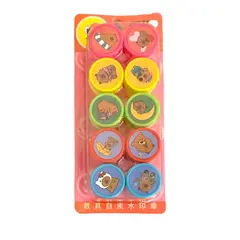 GENERICO - Set 10 sellos Capibaras