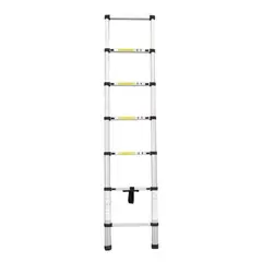GENERICO - Escalera Telescopica Plegable Retractil 3.2m Pórtatil Aluminio Moderna Hogar Trabajo  TZ-10