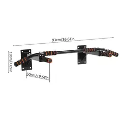 ALPHA GYM - Barra de dominadas importada para Pull Ups Chin ups – 200 Kg