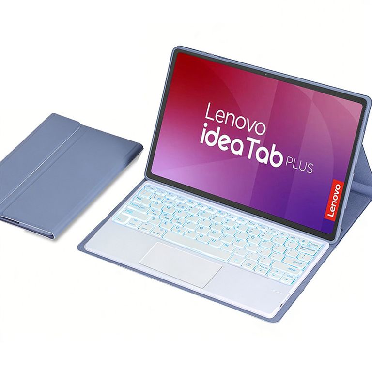 Tablet Pad Plus 12 8+128 12.1Resolución 2.5K WIFI-plata+Teclado luminsos Morado
