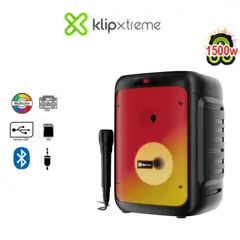 KLIP XTREME - Parlante Boomfire X Kls-652 1500W Con Micrófono