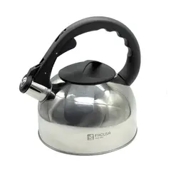 FACUSA - Tetera Silbadora 2.5 L Acero Inoxidable Elegant