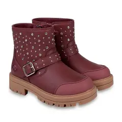 PILLIN - Botín Niña Burdeo TALLA 28 PZD319-26BUR28