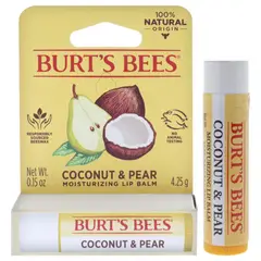 BURTS BEES - Bálsamo Labial Hidratante Coco y Pera Blister 4ml