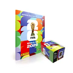 PANINI - PREVENTA ALBUM COPA MUNDIAL 2026 – ALBUM TAPA BLANDA + 1 PAQUETON (104 SOBRES)