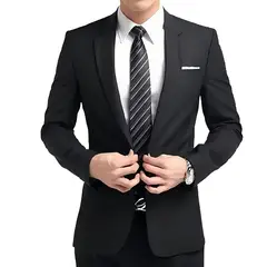 42AROZINA - Terno hombre blazer informal de corte entallado para