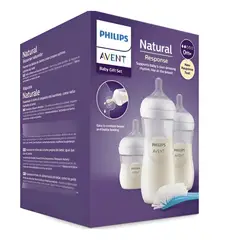 PHILIPS AVENT - Set de Recien Nacido Anticolico Antigoteo 3 Biberones + Escobilla