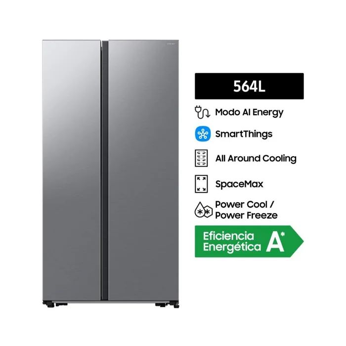 Refrigeradora 564LT All Around Cooling RS57DG4000M9PE Plata
