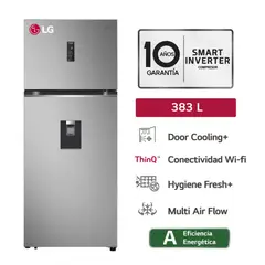 LG - Refrigeradora 383LT Top Freezer ThinQ VT40APYC Plateado