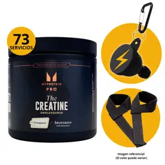MYPROTEIN - CREATINA MONOHIDRATADA CREAPURE 250G PRO + PORTASUPLEMENTO + STRAPS