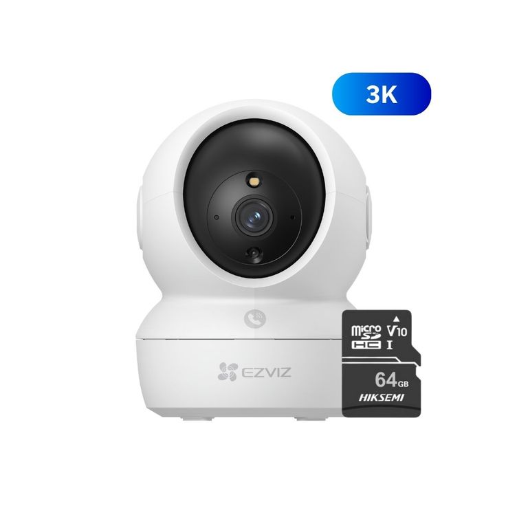 Cámara Inalámbrica Wifi 360º H6C 3K 5MP + Micro SD 64GB interior Giratoria 360 -