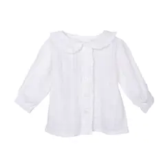 Pillin - Blusa Bebé Niña Blanco TALLA 18M