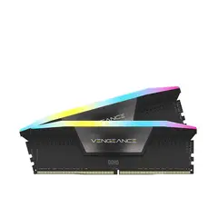 CORSAIR - Memoria RAM Vengeance RGB 64GB DDR5 6000Mhz CL40 Negro 2x32GB