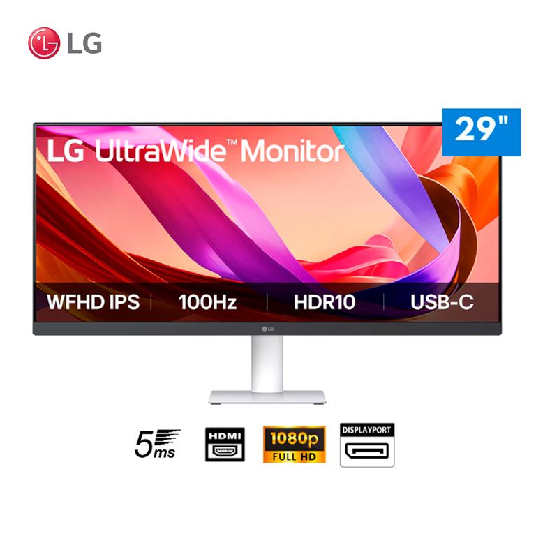 Monitor UltraWide 29 pulgadas WFHD IPS 100Hz USB-C HDR10 29U531A-W