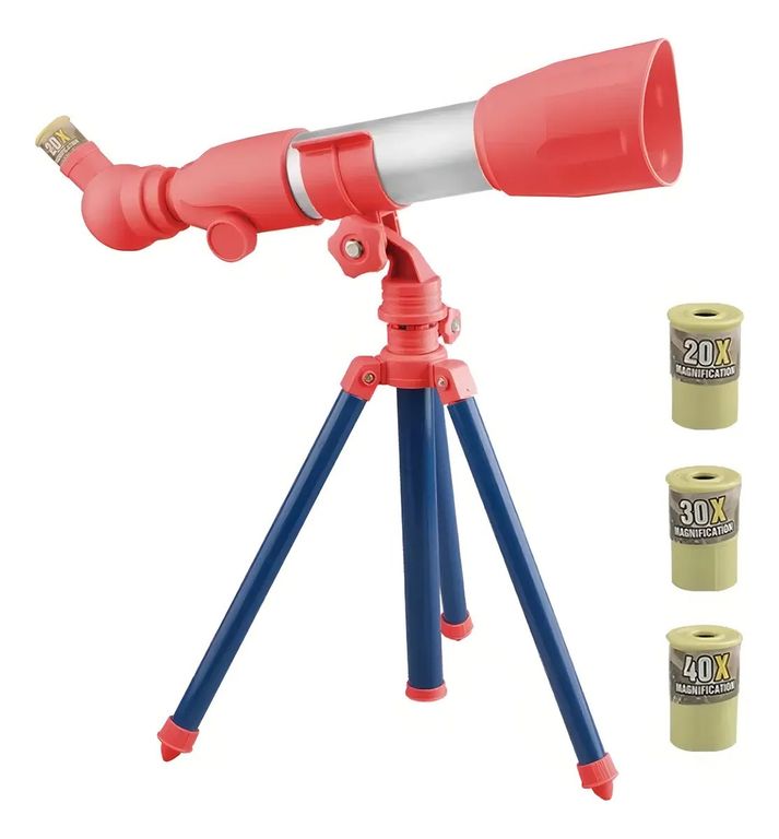 Telescopio Astronómico Para Niños Rojo