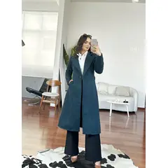 ALLEZ COLLECTION - ABRIGO LARGO DE PAÑO - SIN FORRO