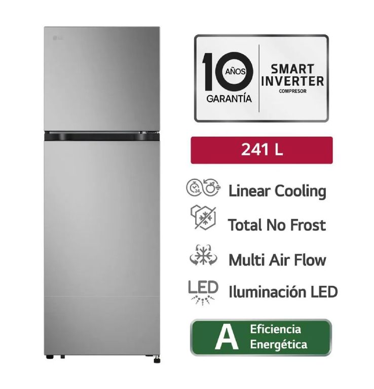 Refrigeradora 241L No Frost VT24BPY Plateado