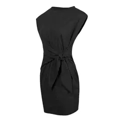 ZIMRAHYG - Vestidos ajustados en la cintura de manga corta para mujeres